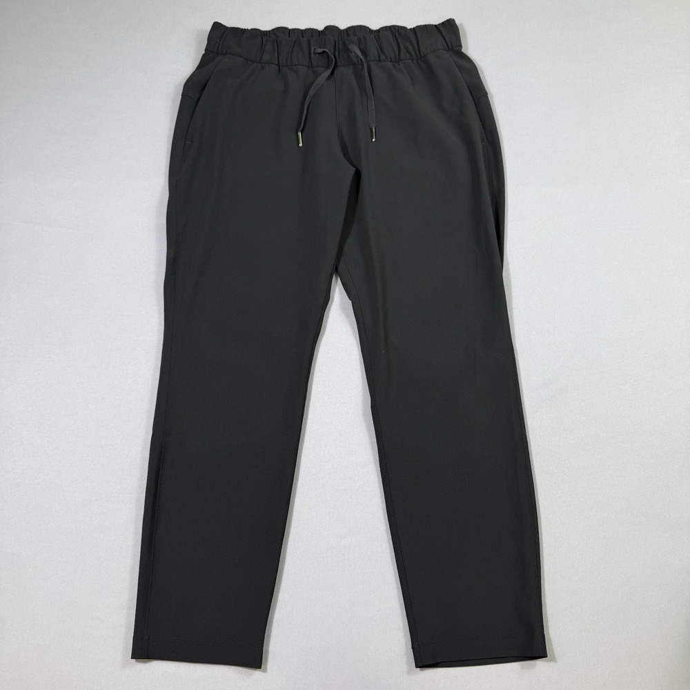 Lululemon On the Fly Jogger 7/8 Womens 8 Black Luxtreme Mid Rise Stretch Run EUC